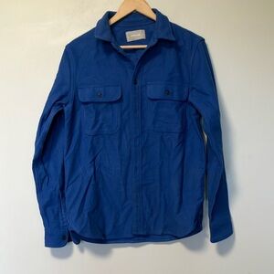Everlane heavy cotton Men's Blue Casual Jacket
